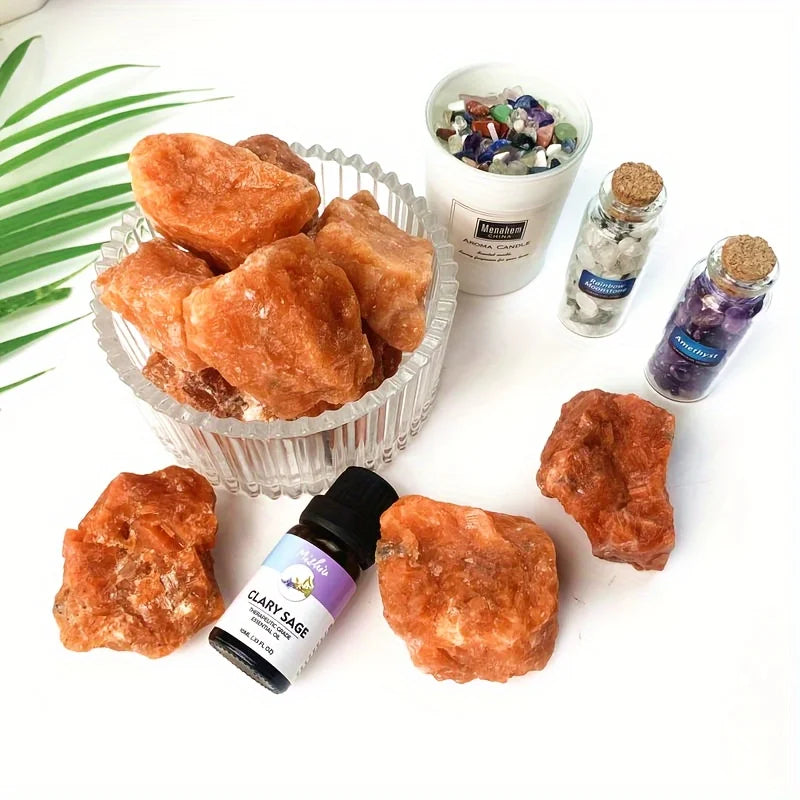 Natural Sunstone Raw Stone Crystal Stone Home Decoration And Aromatherapy Stone