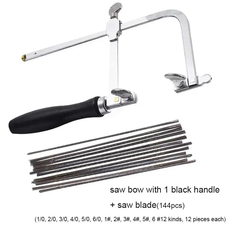 Jeweler's Saw Frame kit with Blades Adjustable