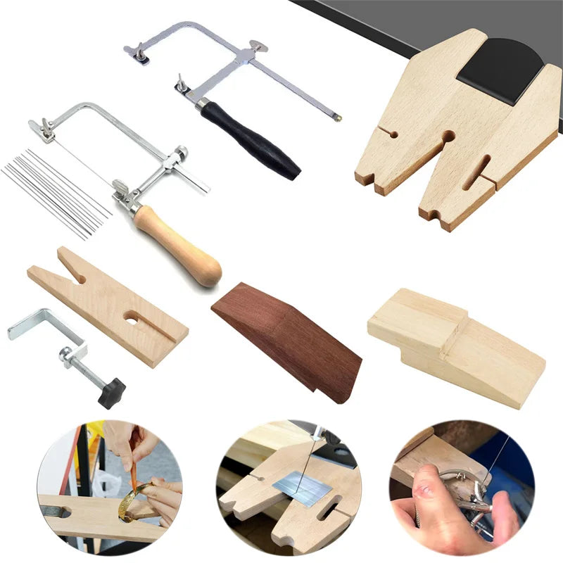 Jeweler's Saw Frame kit with Blades Adjustable
