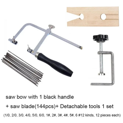 Jeweler's Saw Frame kit with Blades Adjustable